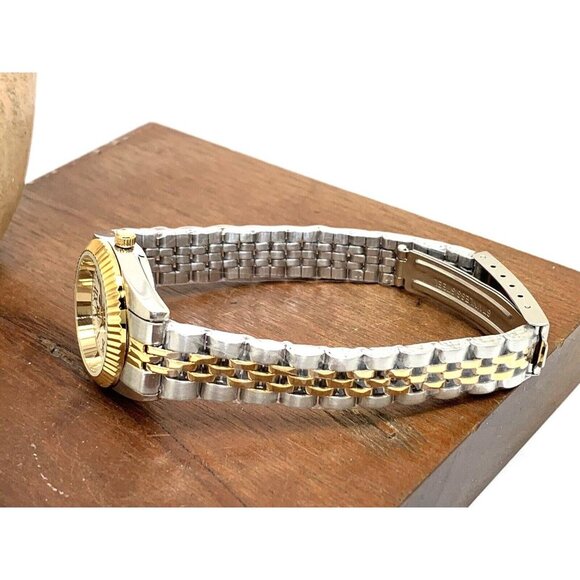 Disney Mickey Mouse Women's Watch W001993 Quartz Two Tone Stainless Steel - Picture 8 of 13